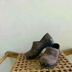 Sanita Clogs with Scandinavian embellishments